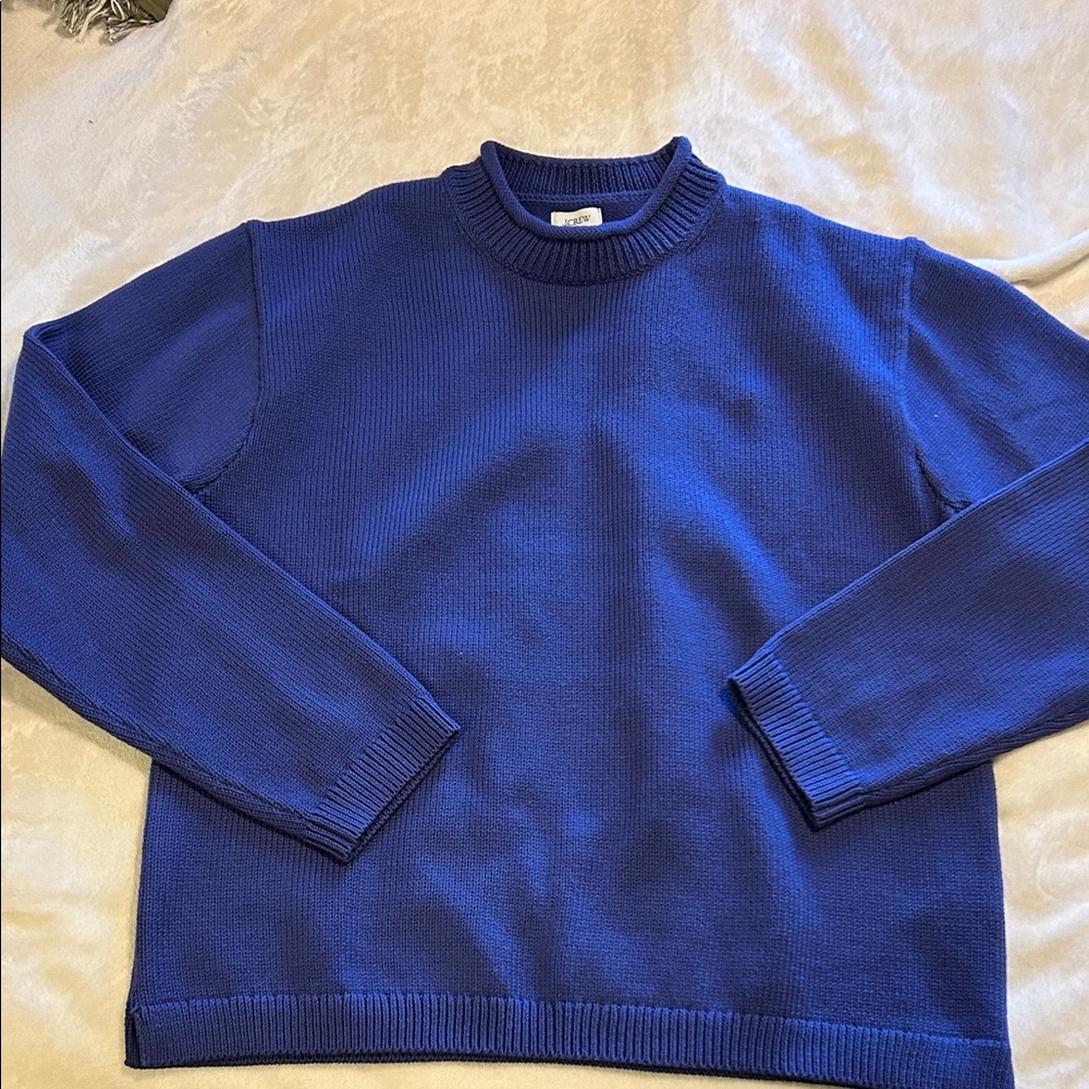 J. Crew blue/ purple roll neck Sweater